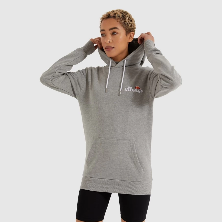 Ellesse Women's Grey Noreo Hoodie - Stylish Casual Pullover for Women