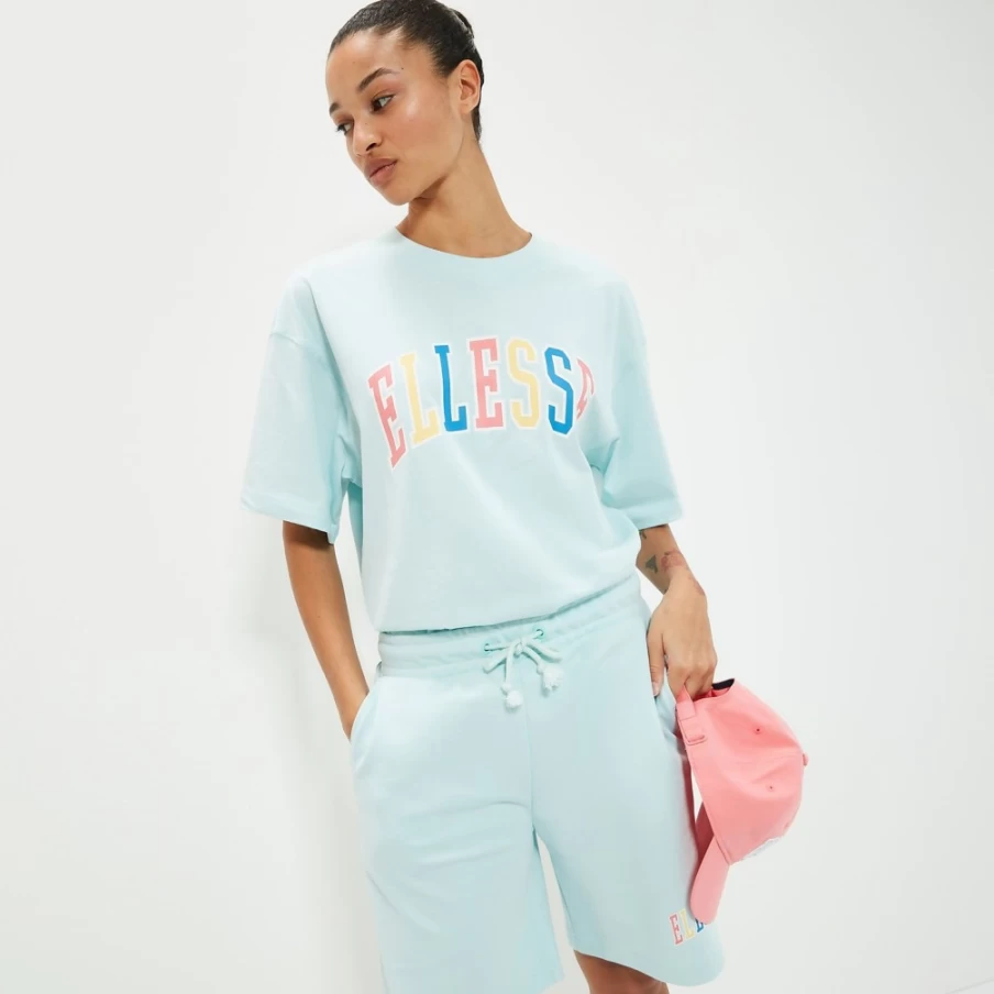 Ellesse Women's Light Blue Calipsi T-Shirt - Unisex Fit Tee