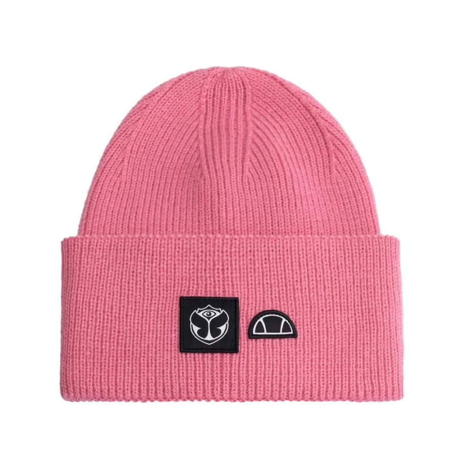 Ellesse Pink Beanie | Tomorrowland X Ellesse Collaboration Winter Hat