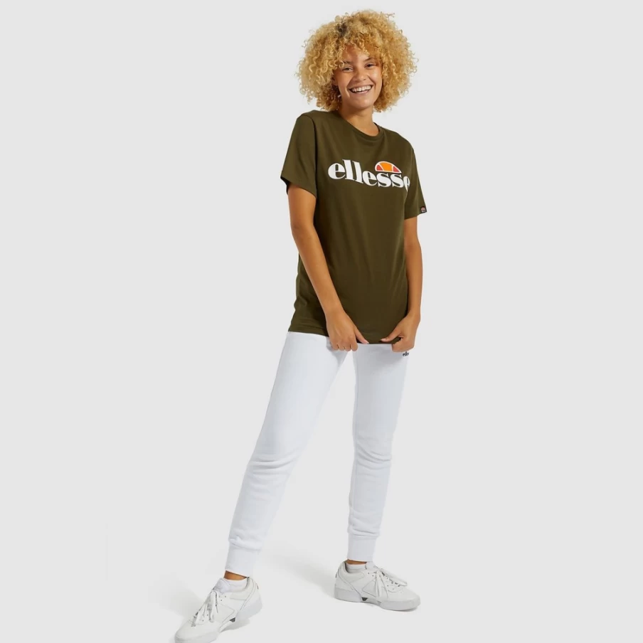 Ellesse Women's White Queenstown Jogger Pants - Comfortable Athletic Joggers for Women