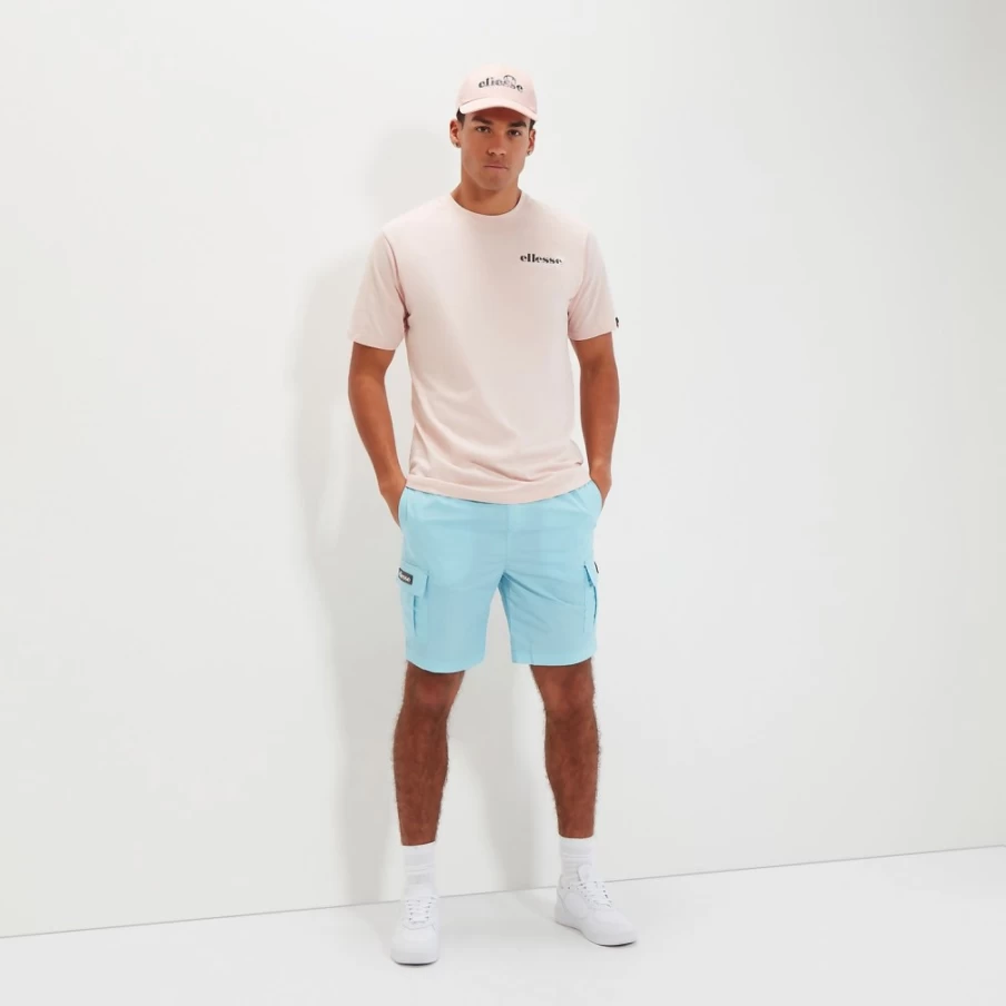 Ellesse Men's Light Pink Drevino Short Sleeve T-Shirt