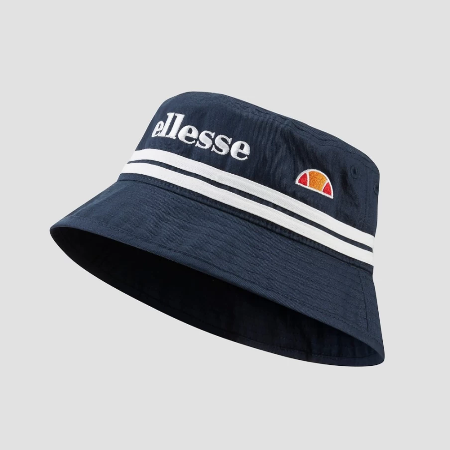 Ellesse Navy Lorenzo Bucket Hat for Men & Women – Classic Cotton Summer Sun Hat