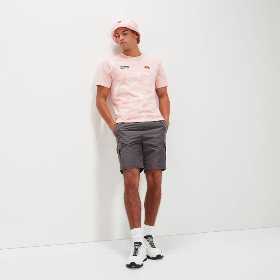 Ellesse Men's Cristia Light Pink T-Shirt - Classic Fit Casual Tee