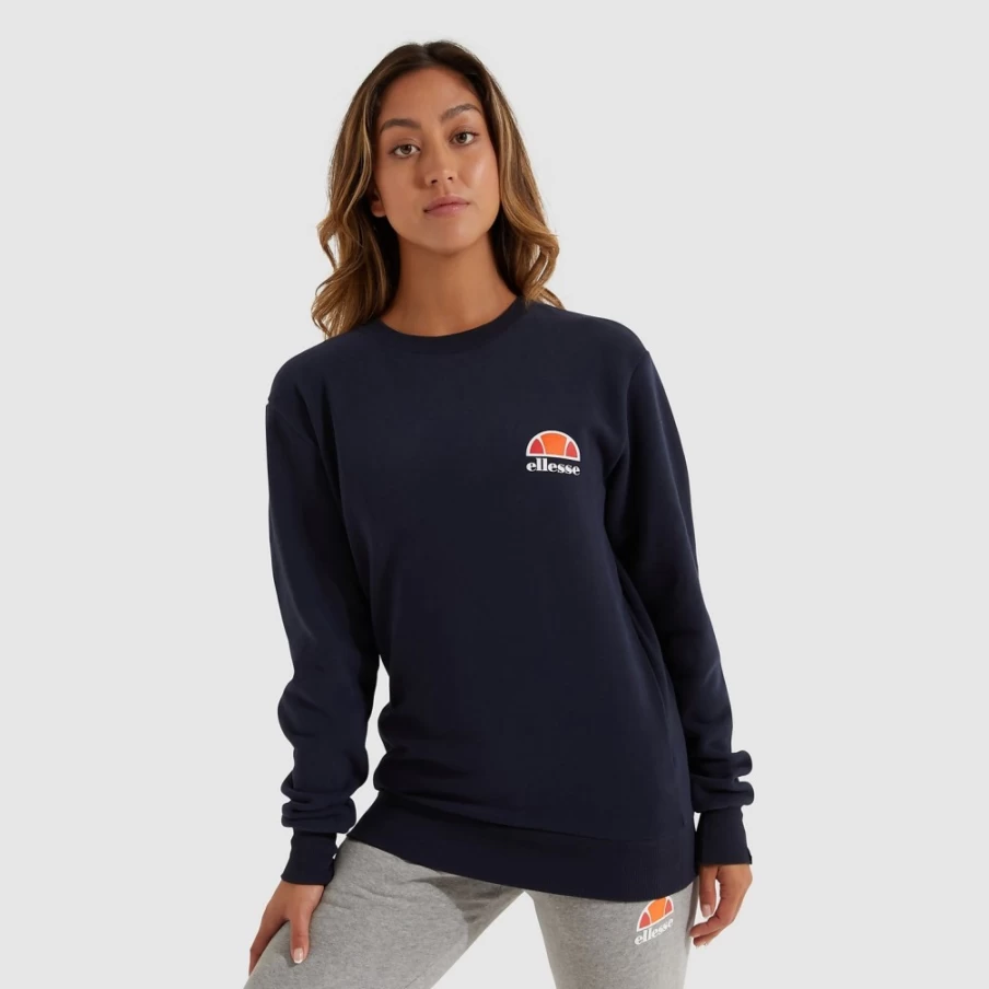 Ellesse Women's Navy Haverford Sweatshirt - Comfortable Casual Pullover