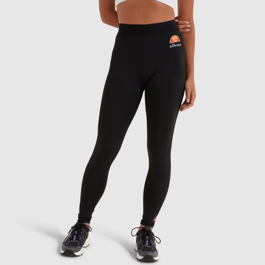 Ellesse Women's Black Tadino High-Waist Leggings - Comfortable & Stylish Workout Pants