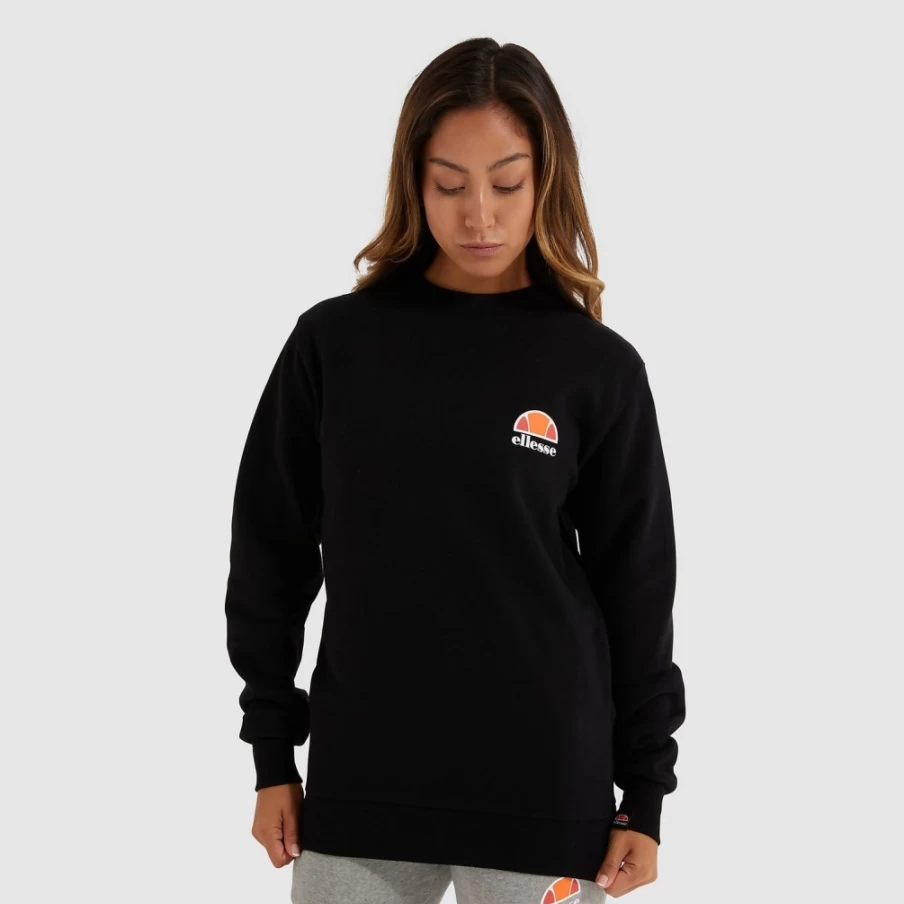 Ellesse Women's Black Haverford Sweatshirt - Classic Comfort & Style