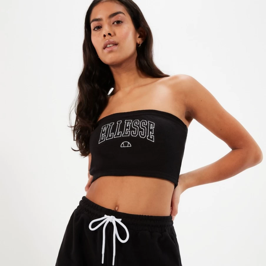 Ellesse Women's Black Concetto Bandeau Top