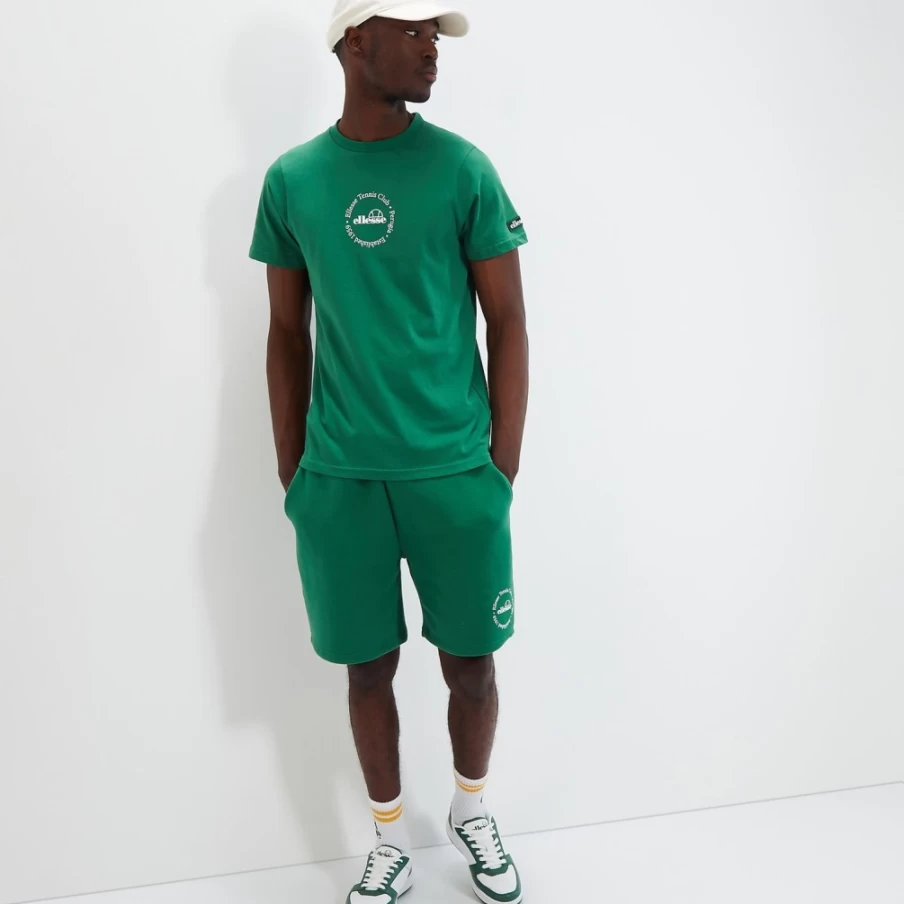 Ellesse Women's Green Melodi Tee Unisex Fit Casual T-Shirt
